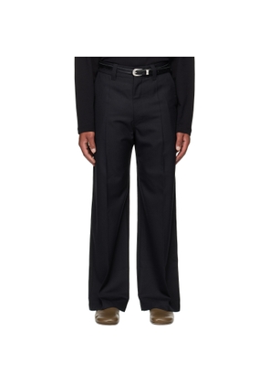 LEMAIRE Navy Straight Tailored Trousers