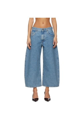 The Attico Blue Long Jeans