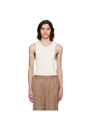 Lardini Off-White Laddering Vest