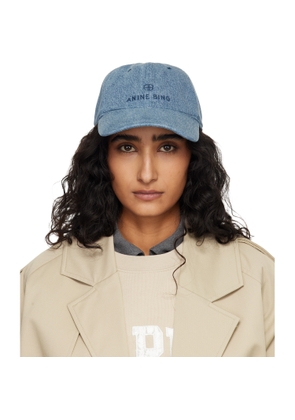 ANINE BING Blue Jeremy Baseball Cap