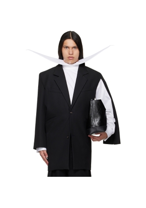 EGONlab Black Curved Vent Blazer