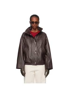 Róhe Brown Reinvented Leather Jacket