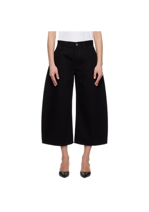 The Attico Black Long Jeans