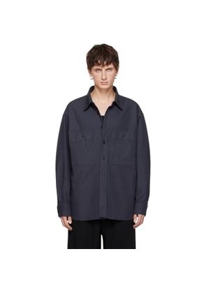 LEMAIRE Navy Utility Shirt