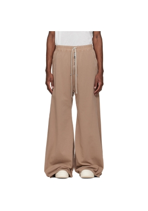 Rick Owens DRKSHDW Beige Temple Geth Belas Sweatpants