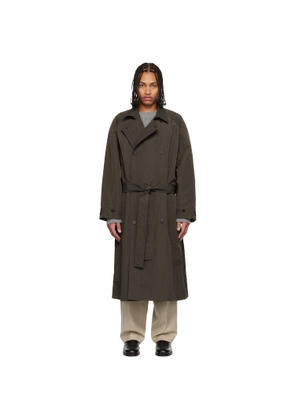LE17SEPTEMBRE Brown Crisp Raglan Trench Coat