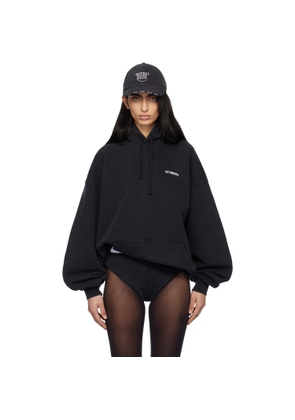VETEMENTS Black Iconic Logo Hoodie