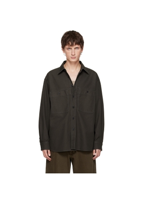 LEMAIRE Khaki Utility Shirt