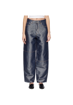 GANNI Blue Stary Jeans