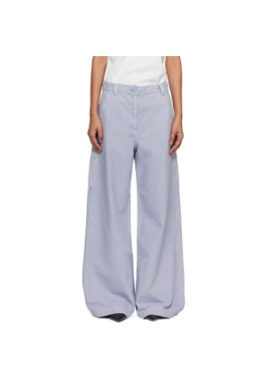Weekend Max Mara Blue Wkdskipper Trousers