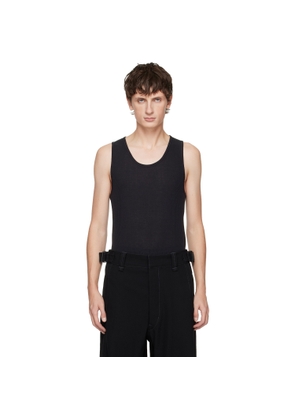 LEMAIRE Black Debardeur Tank Top
