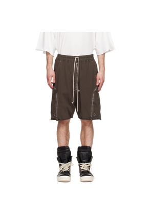 Rick Owens DRKSHDW Gray Temple Heavy Jersey Bauhaus Pods Shorts