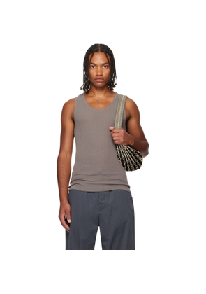 LEMAIRE Taupe Debardeur Tank Top