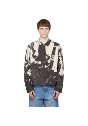 Nike Black & White 'Nike Life' Field Sport Jacket