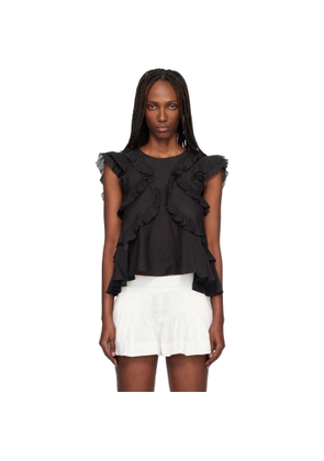 Isabel Marant Etoile Black Nalou Blouse