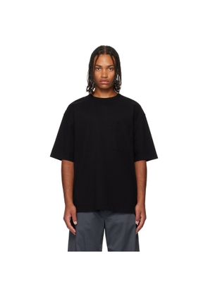 LEMAIRE Black Boxy Short Sleeve T-shirt
