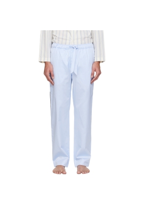 Tekla Blue Sateen Pyjama Pants