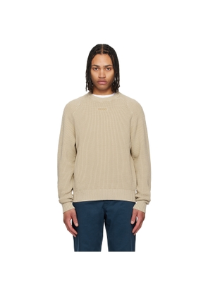 Hugo Beige Knit Cotton Sweater