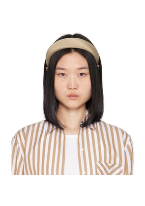 Sophie Buhai Taupe Classic Puffy Headband