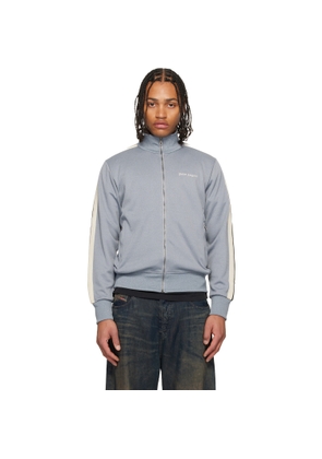 Palm Angels Gray Classic Logo Track Jacket
