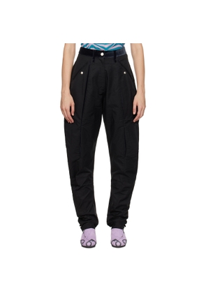Kiko Kostadinov Black Chasseur Trousers