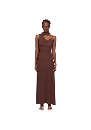 Aya Muse Burgundy Wisp Maxi Dress