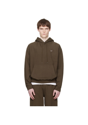 Nike Khaki Solo Swoosh Pullover Hoodie