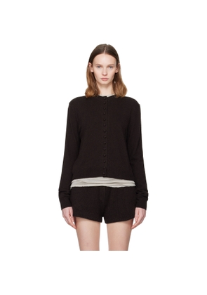 LISA YANG Brown Wilona Cardigan