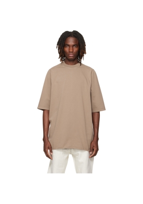 Rick Owens DRKSHDW Taupe Temple Jumbo S/S T-shirt