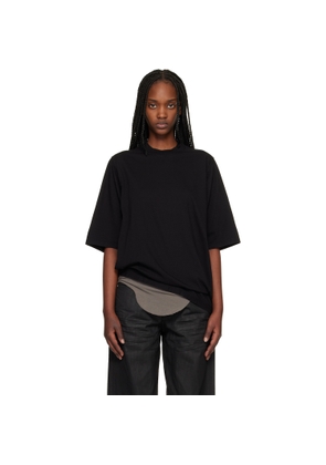 Rick Owens DRKSHDW Black Temple Jumbo SS T-shirt