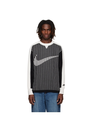 Nike Black & White Club Sweater