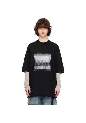 Rick Owens DRKSHDW Black Temple Jumbo S/S T-shirt