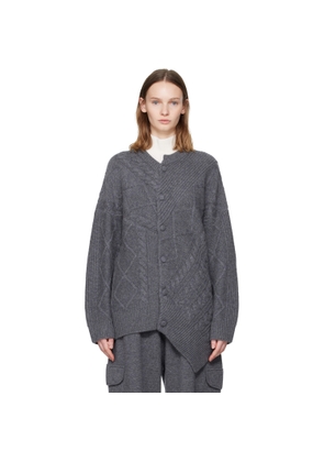 LISA YANG Gray Audrina Cardigan