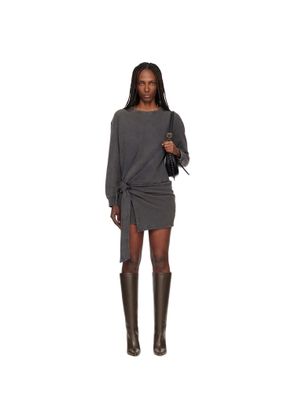 Isabel Marant Etoile Gray Zae Minidress