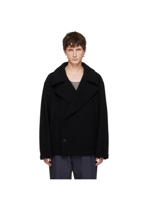 LEMAIRE Black Boxy Coat