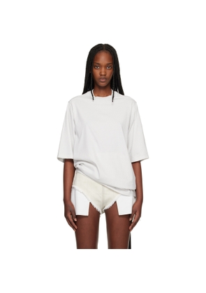 Rick Owens DRKSHDW White Temple Jumbo SS T-shirt