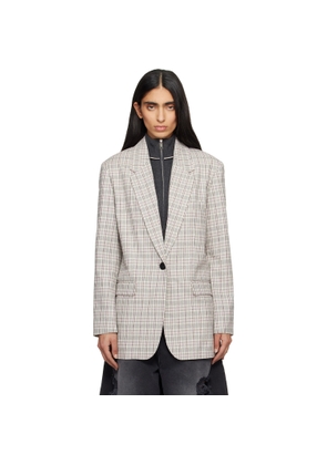 Isabel Marant Etoile Off White & Pink Selda Blazer