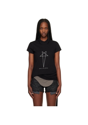 Rick Owens DRKSHDW Black Temple Small Level T-shirt