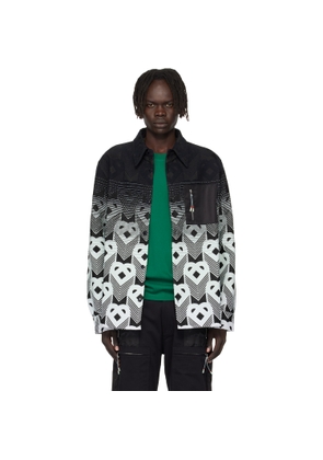 Casablanca Black & Green Gradient Monogram Jacket