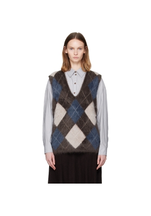LISA YANG Brown Amelly Sweater Vest