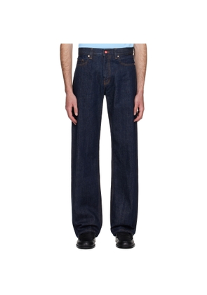 Casablanca Navy Laurel Selvedge Jeans
