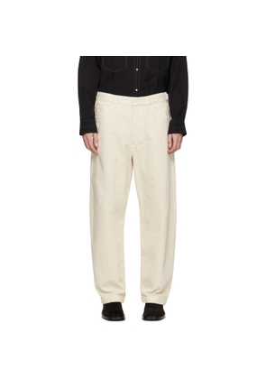 LEMAIRE Off-White Maxi Workwear Jeans
