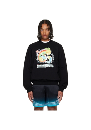 Casablanca Black Manga Tennis Ball Sweatshirt
