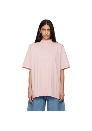 The Attico Pink Padded Shoulder T-shirt