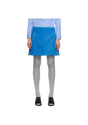 Sandy Liang Blue Polar Miniskirt
