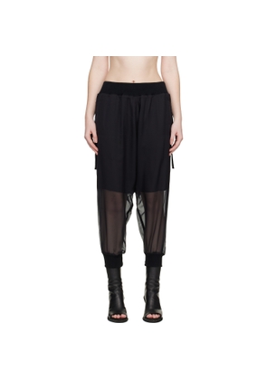 UNDERCOVER Black Sheer Trousers