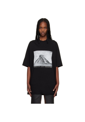 Rick Owens DRKSHDW Black Temple Jumbo S/S T-shirt