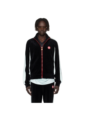 Casablanca Black Velour Track Jacket