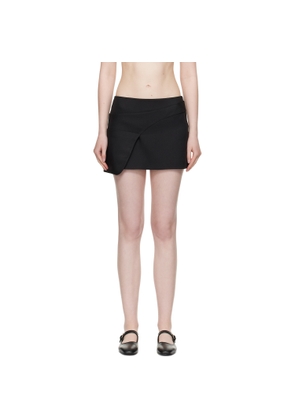 Sandy Liang Black Sabine Miniskirt