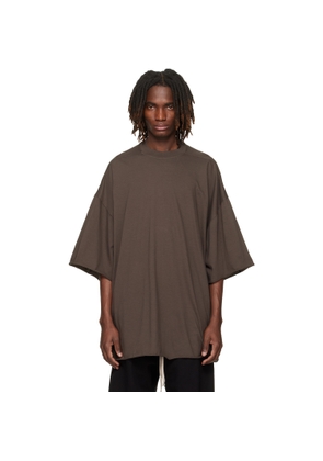 Rick Owens DRKSHDW Brown Temple Tommy T-shirt